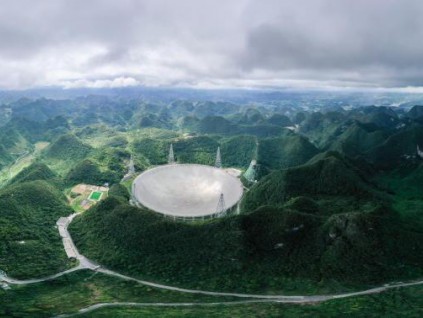 500米口径的“中国天眼”开放运行 系全球最大射电望远镜
