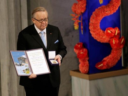 诺贝尔和平奖得主芬兰前总统阿赫蒂萨里 确诊新冠肺炎