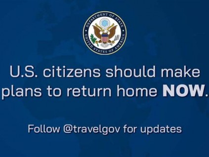 封国前兆？美国务院发推文：美国人快回来！