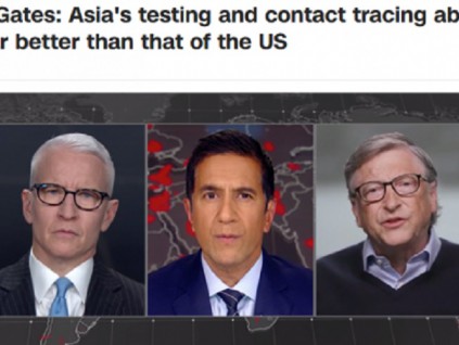 比尔·盖茨：亚洲国家检测和追踪接触者能力远好于美