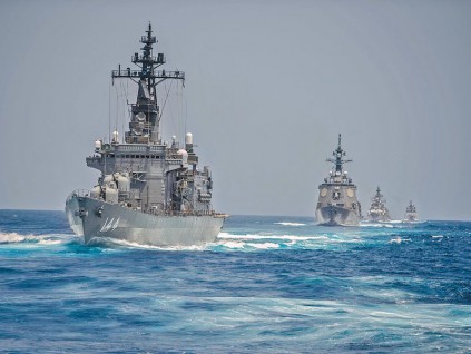 美日好兄弟 中国海军自立自强 吨位舰数倍增