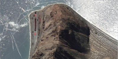中印边境撤军后班公湖最新卫星照曝光