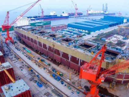 中国造船业迎十年罕见订单潮 市占率位居全球第一