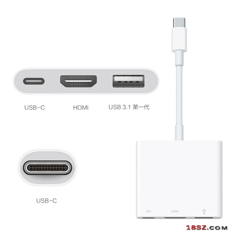 USB-C为标准接口0