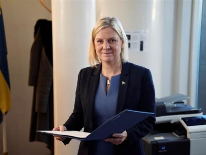 瑞典国会表决通过 选出史上第一位女总理