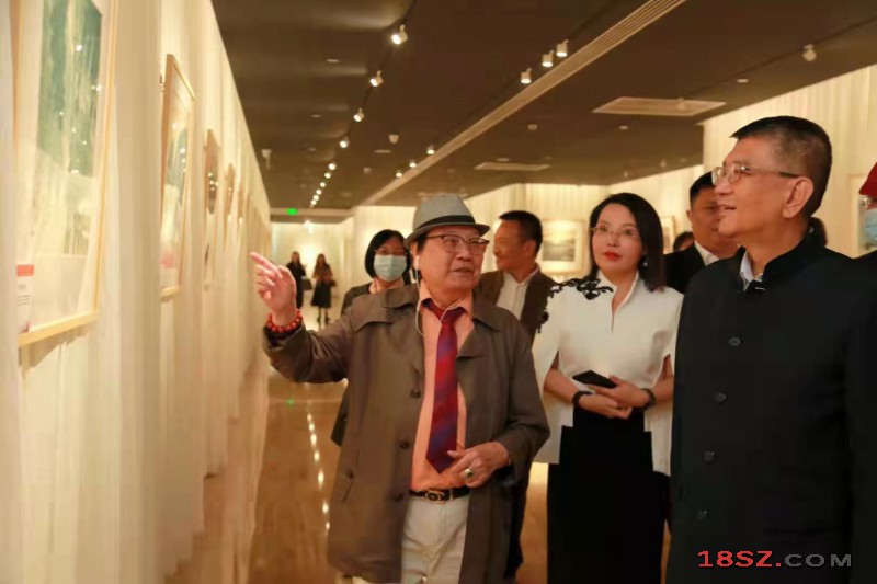 谢鼎铭艺术馆中国画作品展在深圳开幕