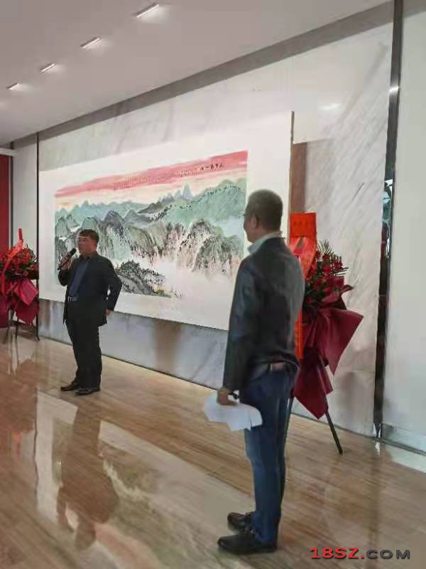 谢鼎铭艺术馆中国画作品展在深圳开幕
