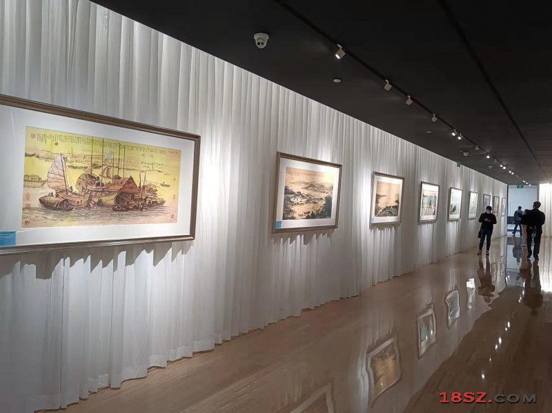 谢鼎铭艺术馆中国画作品展在深圳开幕