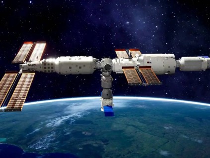 问天实验舱成功转位 中国空间站组合体变成L构型