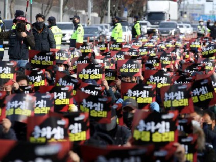 韩国货运罢工行动导致行业蒙受1.6万亿韩元损失