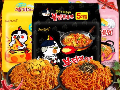 韩国方便面风靡全球 上半年出口飚升30%近6亿美元
