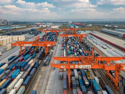 去年12月中国物流业景气指数52.4%为全年最高