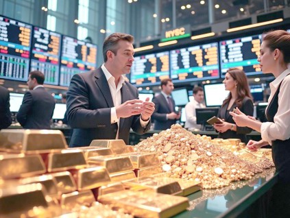 黄金市场衡量通胀风险与利率走势 金价昨日收盘跌0.8%