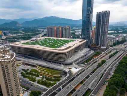 深圳皇岗口岸联检大楼市政工程竣工验收 具备通车条件