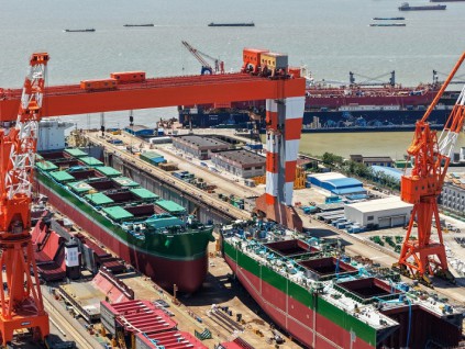 中国造船三大指标续居全球第一 创新指数年增6.4%